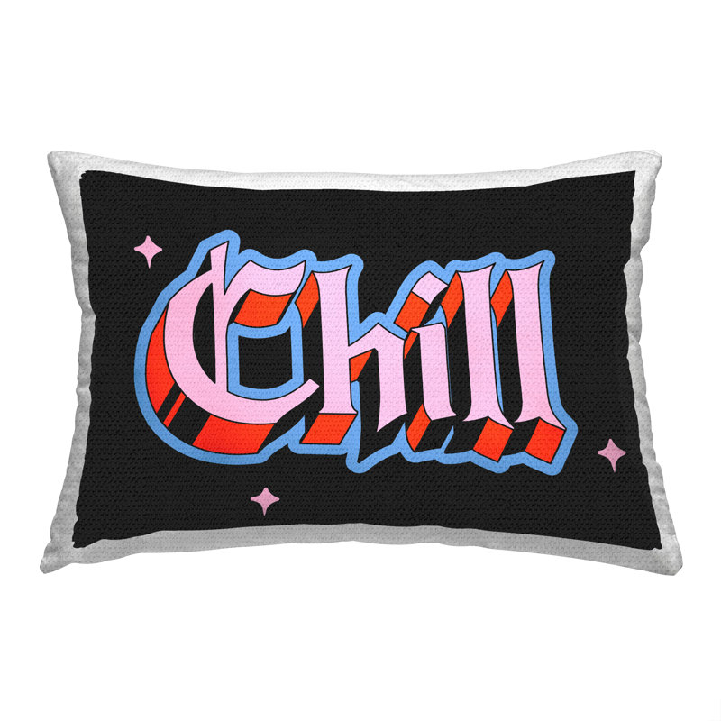 Modern Bold Chill Outdoor Printed Pillow by House of Lulu