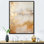 «Gold and White Marble River III», reproduction sur toile