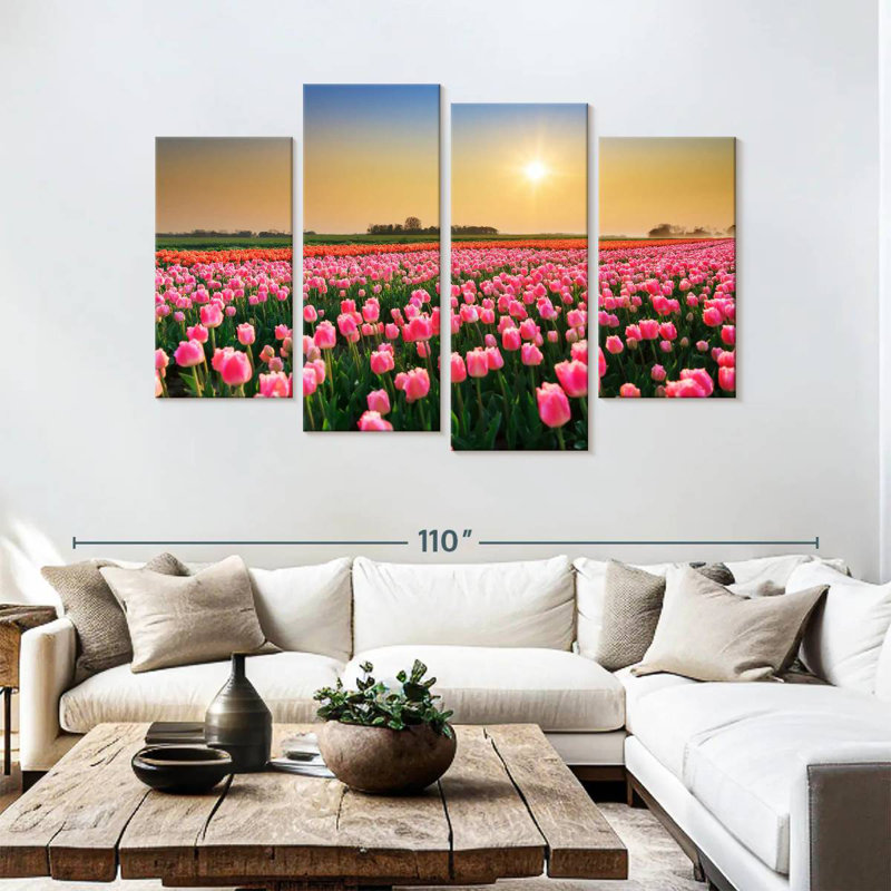 Alvord Netherlands Tulip Field, 54" H x 84" W