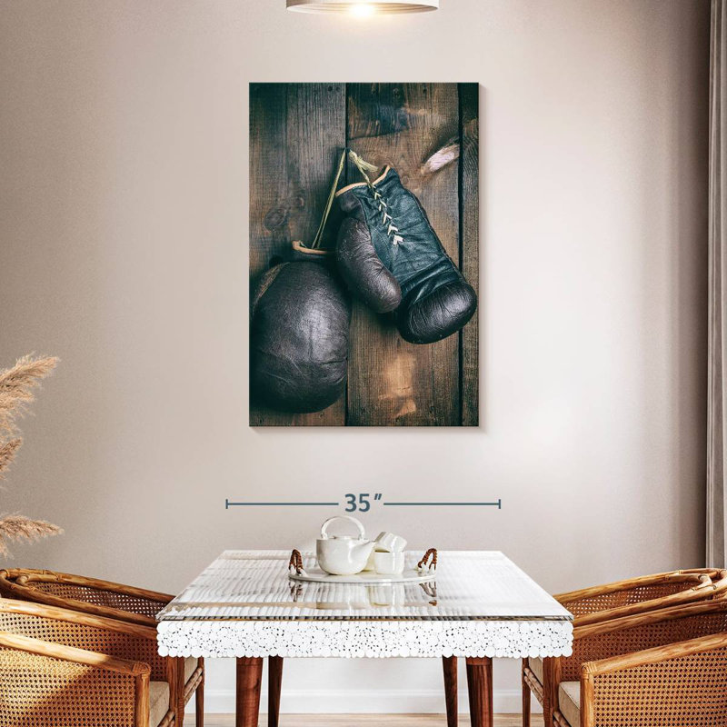 Sireci Old Boxing Gloves, 36" H x 24" W