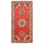 Tapis rouge fait à la main de conception unique 4 pi 0 po x 7 pi 9 po Andelz