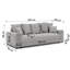 Sofa bed Calma with storage compartment in Bumpy design, made of textured fabric-135917274