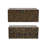 S/2 Wood Box L:12x7x4.5" S:10x6x3.5"
