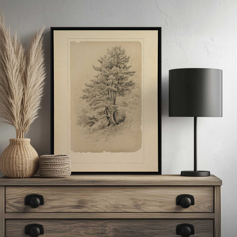 «This Old Tree» par Stellar Design Studio, reproduction d'art, Toile avec cadre, Noir, L 18 po x H 24 po
