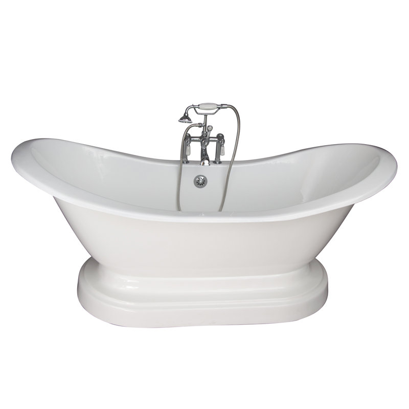 Baignoire de trempage piédestal de 71 po x 31 po Marshall