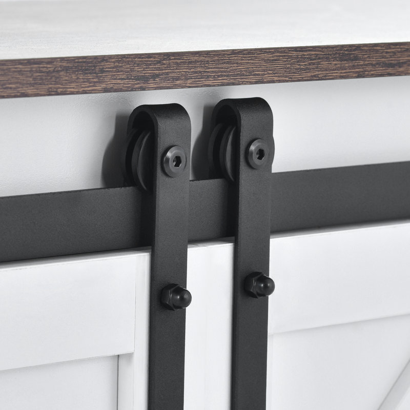 Hayots TV Stand for TVs up to 65", White