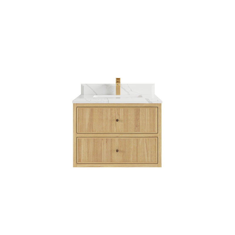 Ensemble de meuble-lavabo simple 30 po Sonoma, Calacatta Laza