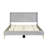 Schauer Corduroy Upholstered Wingback Bed, Metal Frame , Plywood Slats, No Box Spring-2100882974-2116114349