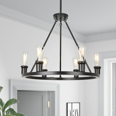 6 - Light Dimmable Chandelier