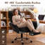 Chaise de bureau Criss Cross Leg, chaise de bureau ergonomique en molleton Teddy-130796615