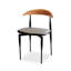 Ensemble de chaises à dossier 28,74 "noir (28)