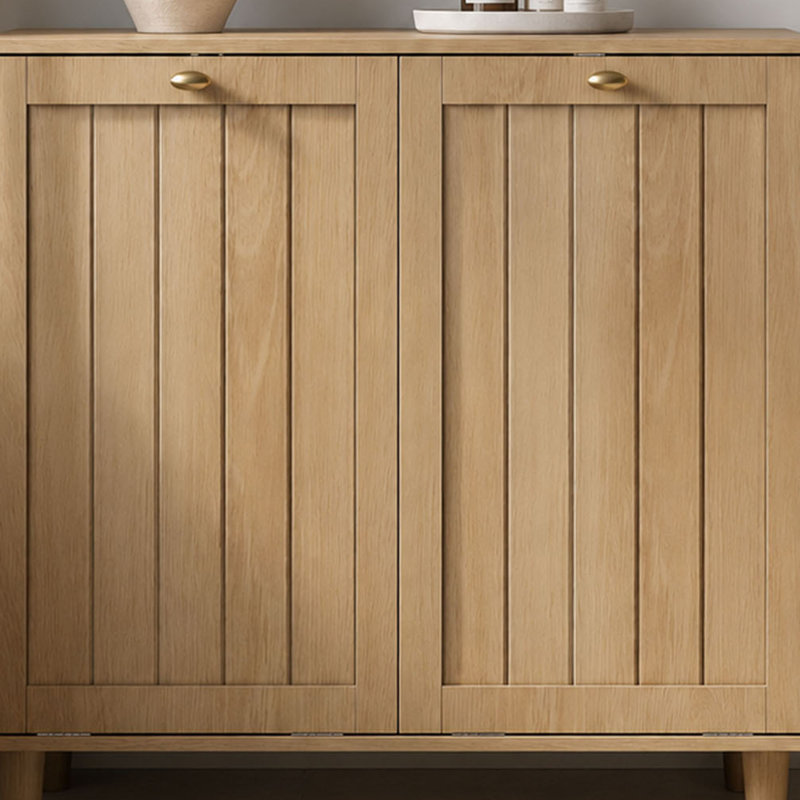 Armoire à linge double inclinable double avec 2 paniers amovibles, armoire de rangement moderne pour salle de bain avec poignées
