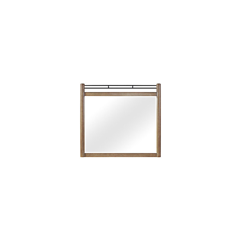 Miroir rectangulaire en bois