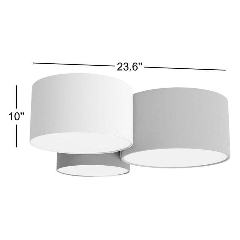 Beckman 3-Light Flush Mount
