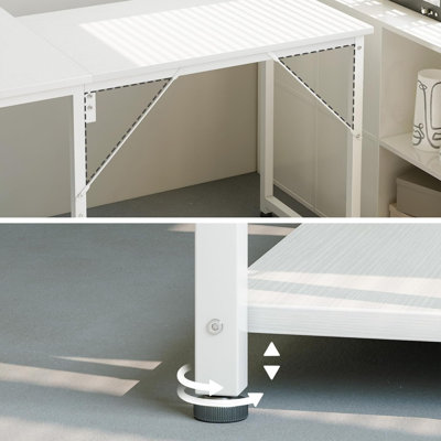 MDF Steel Computer Desk