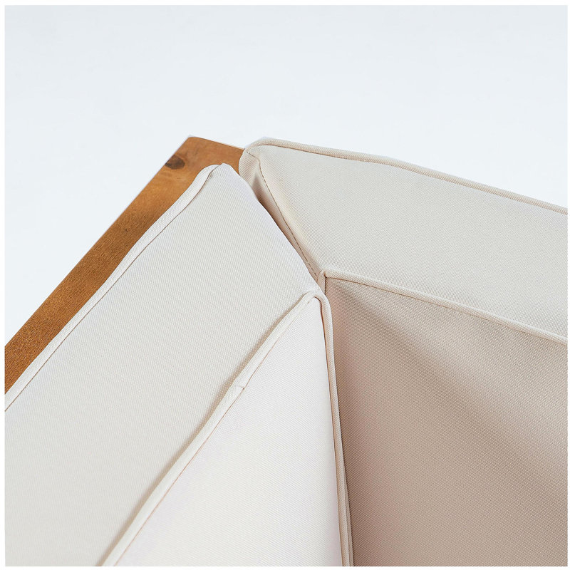 Ensemble de causeuse 2 pièces, beige, Beige