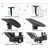 CG INTERNATIONAL TRADING Adjustable Reclining Ergonomic Swiveling PC & Racing Game Chair with Footrest-1938415785