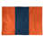 Orange et bleu marine