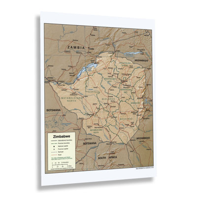 "2002, carte du Tibet, art mural" sur