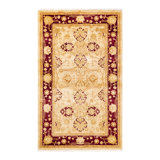 Classic One-of-a-Kind 3'3" X 5'3" Hand Knotted Area Rug