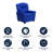 Contemporary Kids Recliner with Cup Holder-56801137