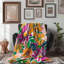 Fall Floral Art - 1 pièce Sherpa Premium-101262828