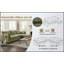 Fauteuil d'appoint en chenille vert sans accoudoirs, canapé simple modulaire moderne pour le salon, coin lecture et sièges confortables