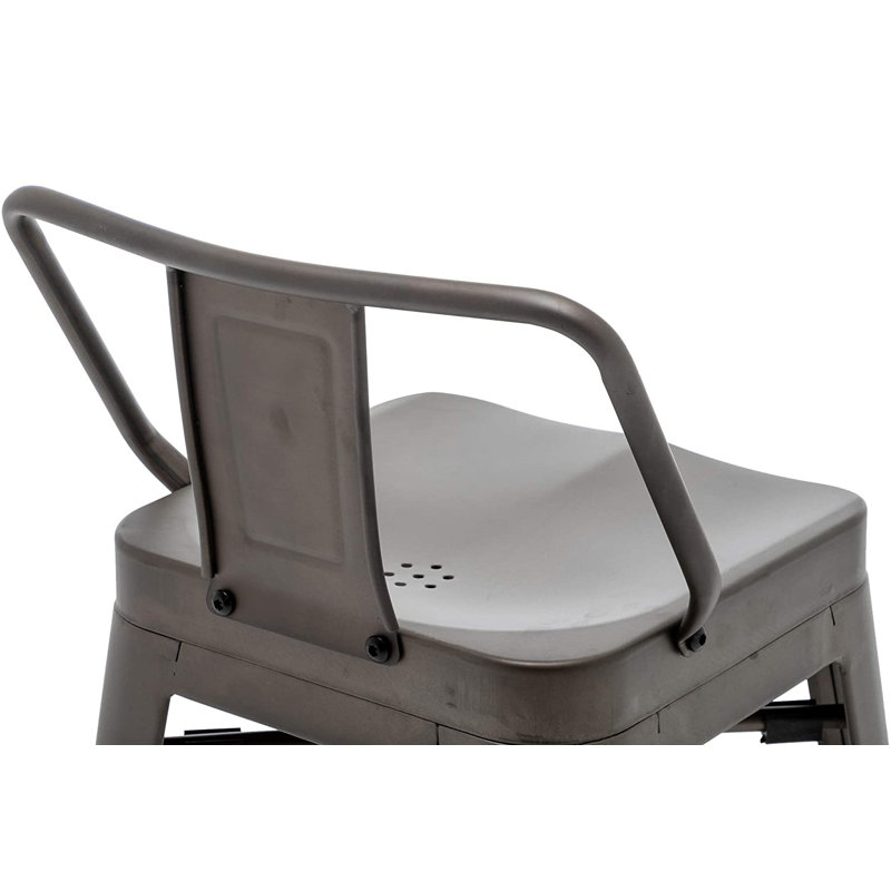 Tabouret de bar et de comptoir Crosland, Tabouret de bar (siège d'une hauteur de 30 po), Blanc