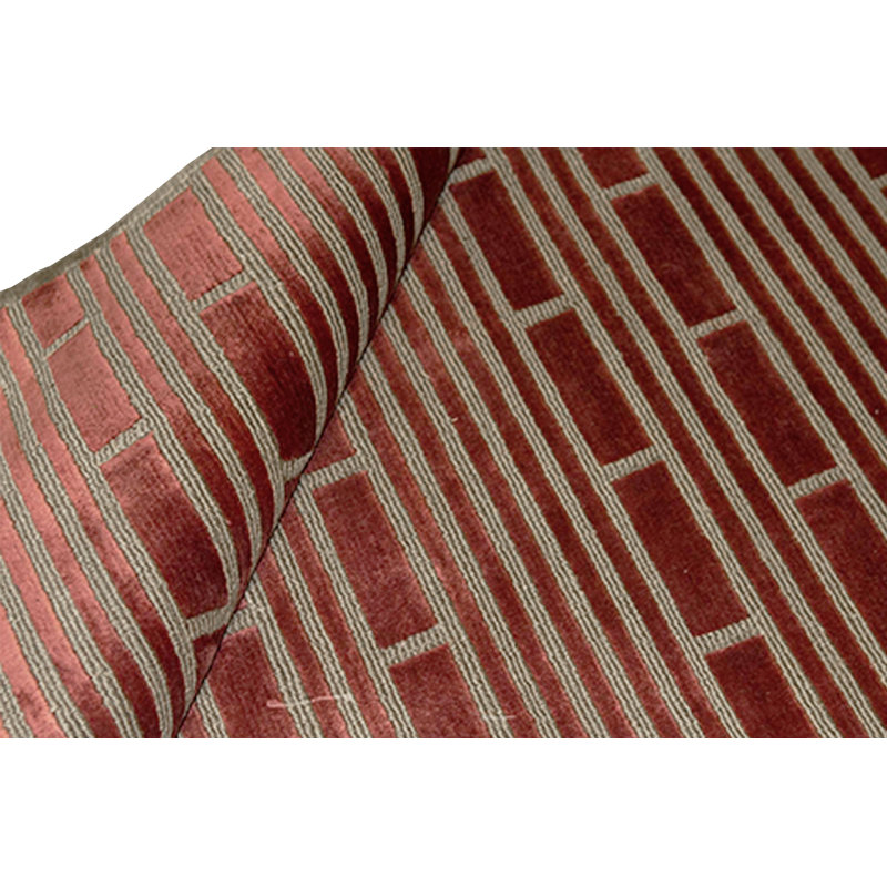 Tapis rouge noué à la main de haute qualité