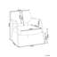Armchair AUSVIKA Fabric-662953987