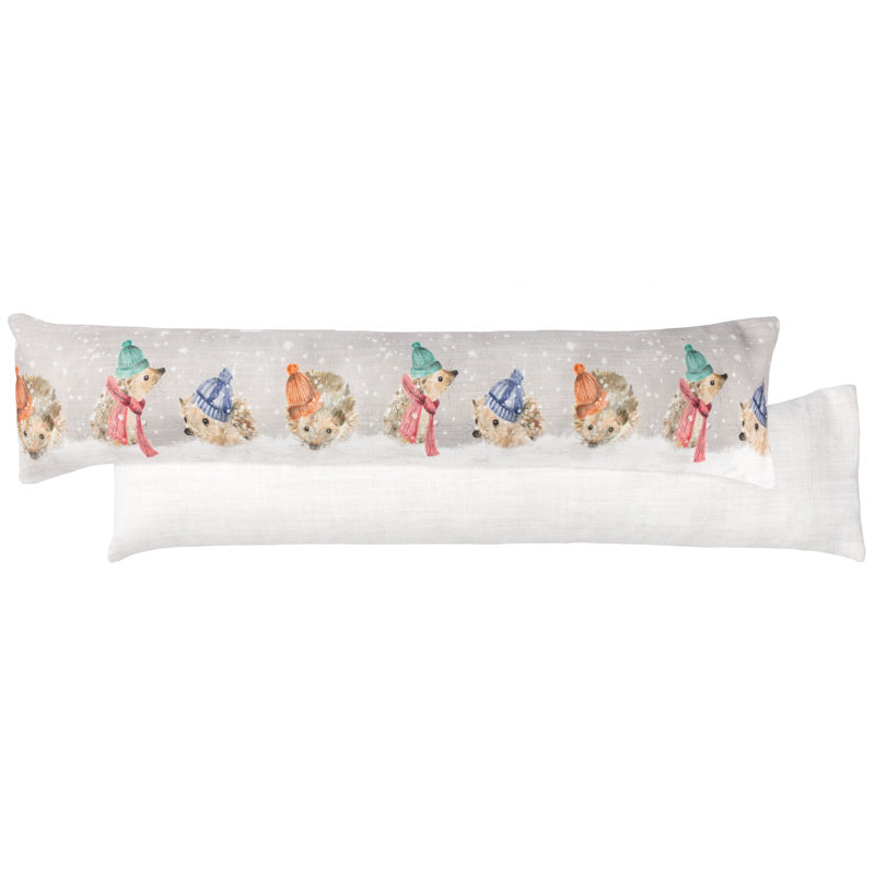 Snowy Hedgys Rectangular Floor Cushion Cover