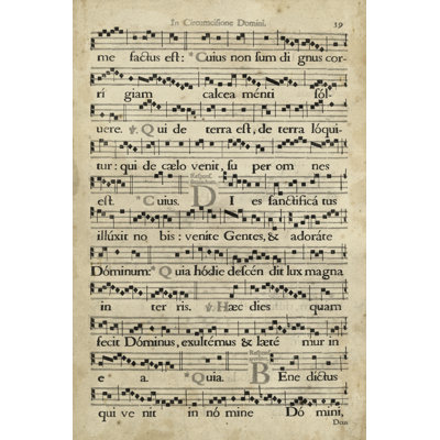 Vellum Songbook I - Wrapped Canvas Print