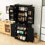 Grand garde-manger avec 3 organisateurs coulissants, 6 tablettes de porte, 2 tiroirs et tablettes réglables-884500795