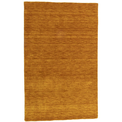 Gazali Hand Loomed Gabbeh Rug, 100% Wool, Solid Color, Fade & Stain Resistant, Durable, All Sizes, India-Made.