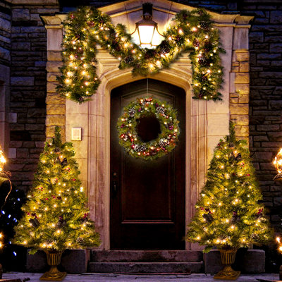 48' Lighted Fir Christmas Tree