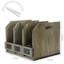 Antonsen Solid Wood 3-Slot Wood File Organiser