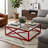 Bansom Glass Top Coffee Table