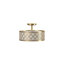 Chalea Fabric Semi Flush Mount-22789277