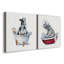«Bathing Beauty I», ensemble de 2 reproductions sur toiles tendues-939169970