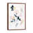 Classic Brown Wood Floater Framed