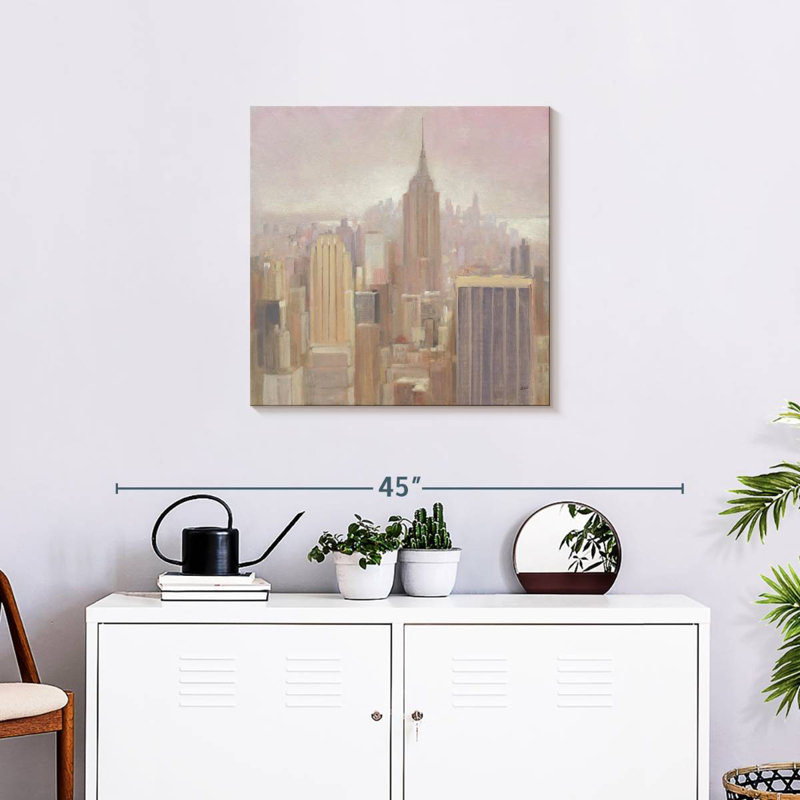 Nicci Manhattan dans la brume II, H 24 po x l 24 po