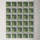 Kamran Rectangle Geometric Machine Woven Polypropylene Indoor / Outdoor Area Rug in Green/Gray