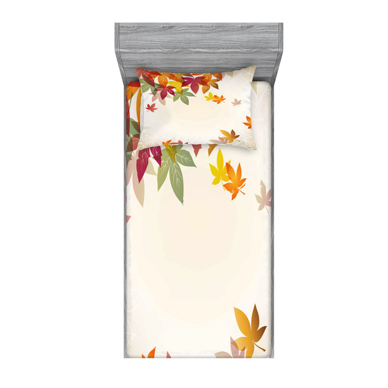 Microfiber Sheet Set, Twin Sheet Set with Fitted Sheet
