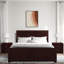 Ensemble de chambre avec lit plateforme et tête de lit à panneaux 3 pièces Winston-87414557-87414561