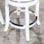 Tabouret 30 ", siège en tissu fini-1434345886