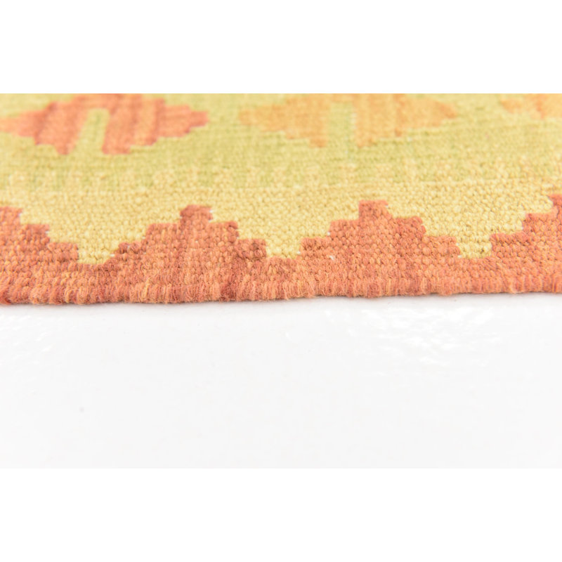 Tapis beige en laine 4 pi 10 po x 6 pi 7 po one-of-kind à la main noué la new Elland