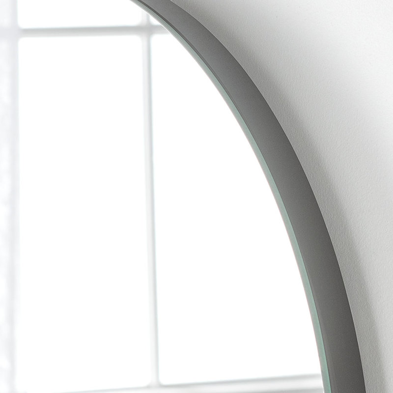 Ferncliff Flat Mirror, Black