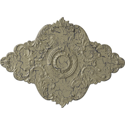 Plafonnier Endurathane Melchor Diamond, l 67 1/4 po x H 43 3/8 po x P 4 po x P 2 po (convient aux auvents jusqu'à 4 po), finition pierre spartiates peinte à la main