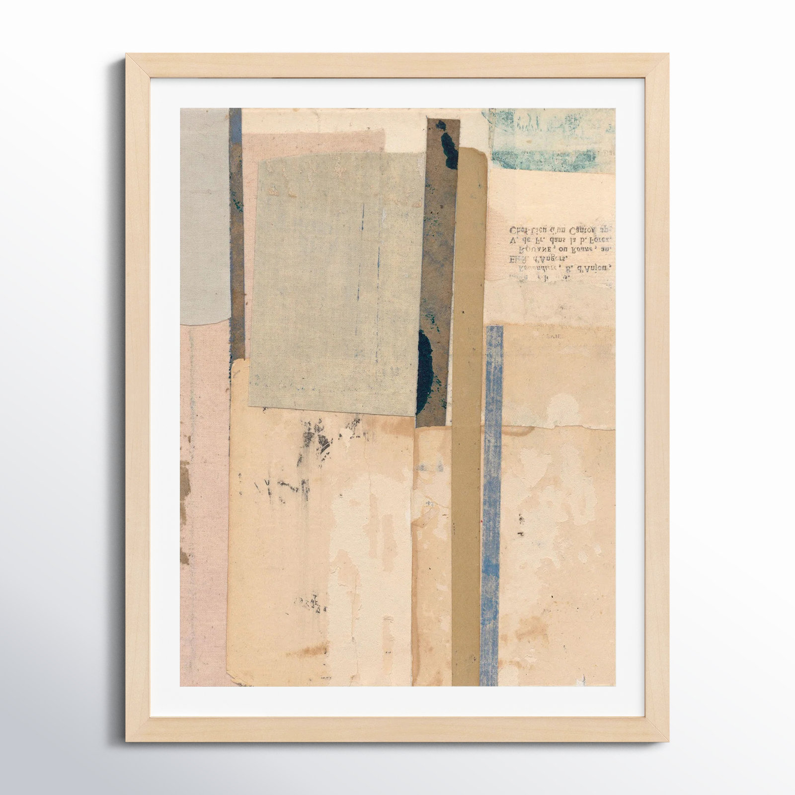 Go Softly Painting by Sarah Short, 38" H x 30" W x 1.25" D, Maple