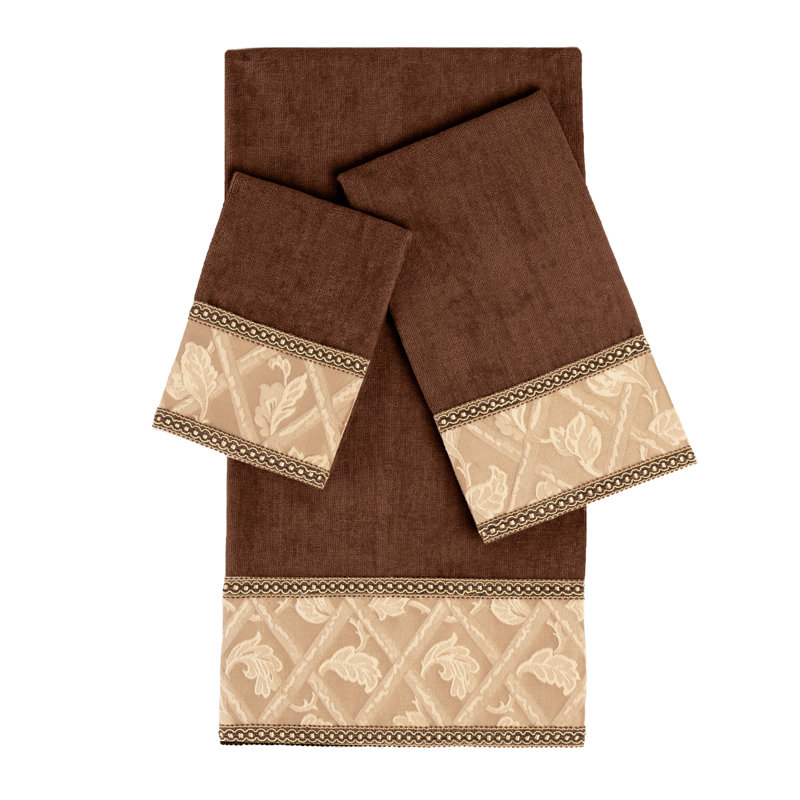 Rogina 3-Piece Cotton Towel Set , Brown
